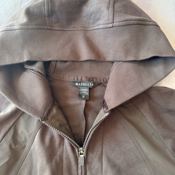 Athleta Triumph Hybrid Jacket in Shale #531094 Size XS - Picture 9 of 14